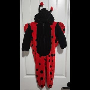 Ladybug costume 24m miniwear one piece zip up 24 months Halloween lady bug hug